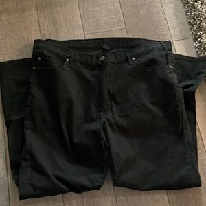 Mens black pants 42 x 30